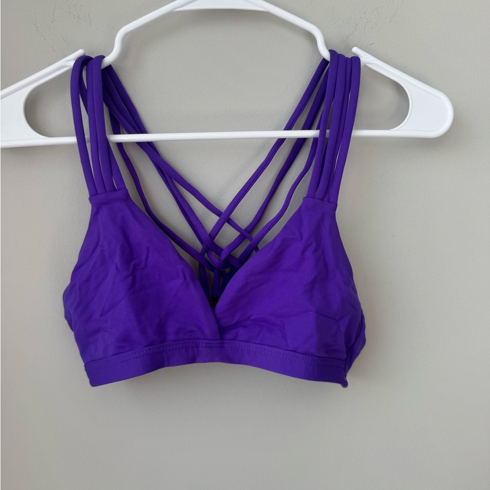 Maaji Reversible Purple Strappy Bikini Top - Small